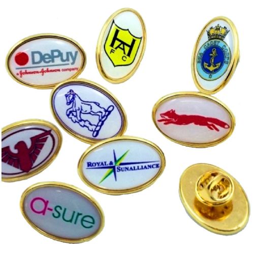 Custom Design Oval Badges